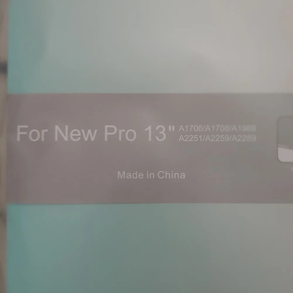 Macbook Case with Glass Screen protector and 2 Touch Bars, New unused